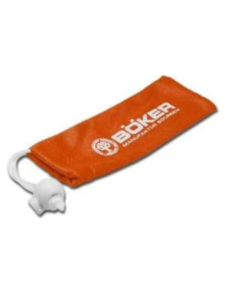 Bolsa de Cuchillo Boker de Nylon Rojo con Cierre de Cuerda