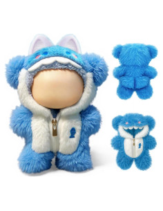 Disfraz de tiburón para muñecas 17cm LaeFae con capucha