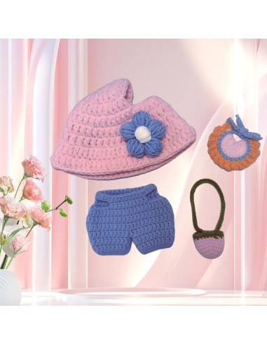 Conjunto de Ropa para Muñecas LBB 4 Piezas CGQ Rosa