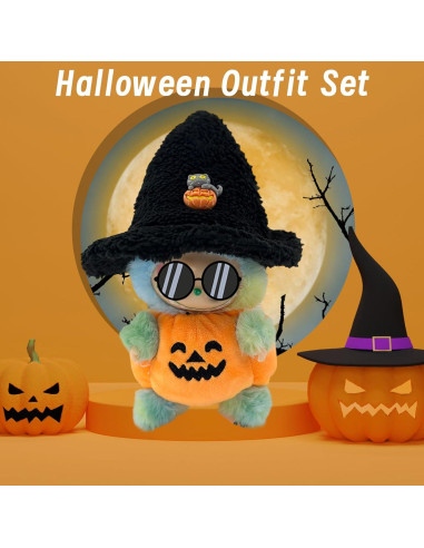 Disfraz de Halloween para muñecas 17cm Aerofrog - Atuendo calabaza