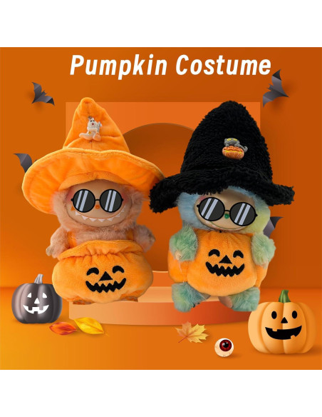 Disfraz de Halloween para muñecas 17cm Aerofrog - Atuendo calabaza