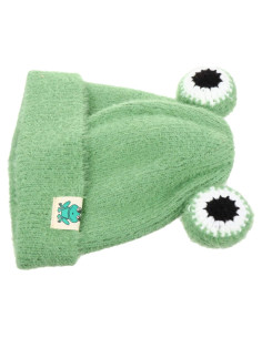 Gorro de Ganchillo ABOOFAN para Bebés Niñas - Invierno Verde