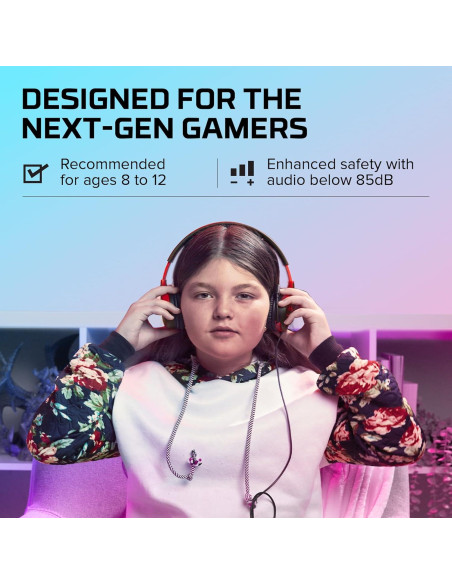 Auriculares con Cable HyperX Cloud Mini para Gaming - Negro/Rojo