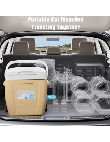 Enfriador Portátil DYQFFF para Camping y Picnic 0.99 kg