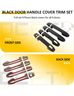 Cubierta de Manija de Puerta Subaru BRZ 2013-2020 Fibra Carbono 2