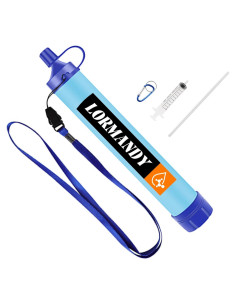 Filtro de Agua Portátil Lormandy S3, Purificación 0.1 Micrones
