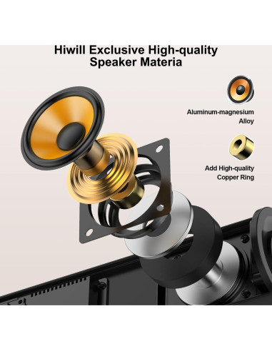 Barra de Sonido Hiwill HiElite A21 2.1CH Dolby Atmos 200W