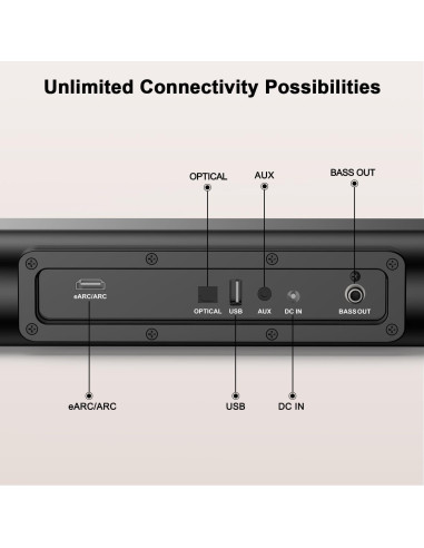 Barra de Sonido Hiwill HiElite A21 2.1CH Dolby Atmos 200W