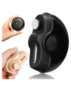 Cortauñas Eléctrico 2 en 1 LEOVITA Negro con Doble Velocidad