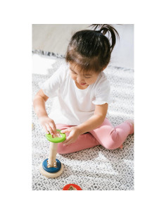 Juguete de Apilamiento PlanToys Twist & Sort de Madera Ecológica 2