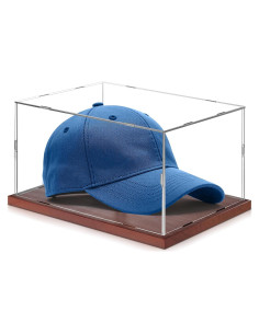 Caja de Exhibición para Gorras de Béisbol Acrílica 30x20x15 cm