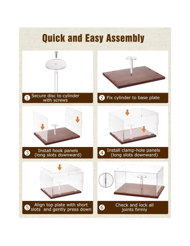 Caja de Exhibición para Gorras de Béisbol Acrílica 30x20x15 cm