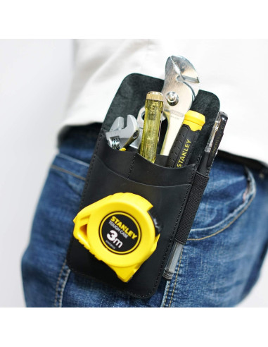 Funda multi-herramienta de cuero VIPERADE PJ8 PJ14 negra