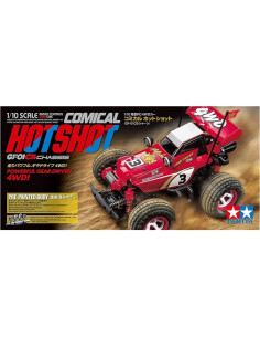 Coche RC Tamiya Comical Hotshot 1/10 GF-01CB Rojo 2
