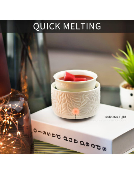 Calentador de Cera ElusiaKa Eléctrico Cerámica 25W