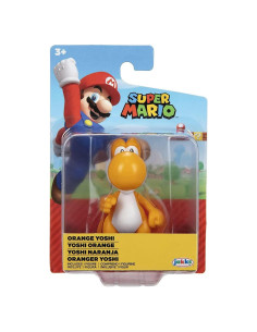 Figura de Yoshi Naranja 6.35 cm Jakks Pacific Super Mario