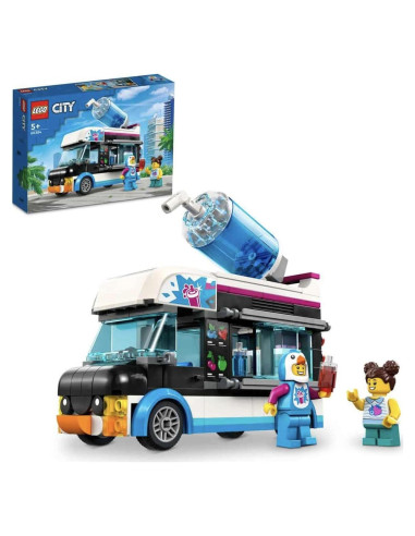 LEGO Ciudad 60384 Carro de Bebidas Congeladas Pingüino