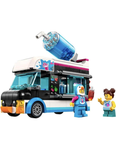 LEGO Ciudad 60384 Carro de Bebidas Congeladas Pingüino