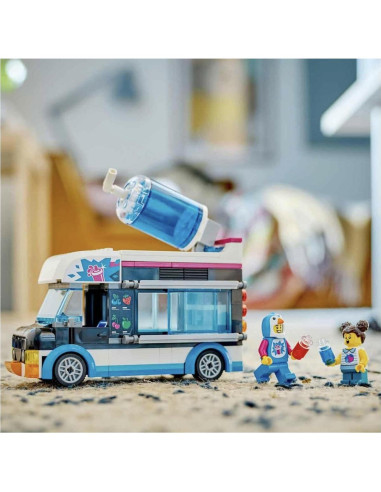 LEGO Ciudad 60384 Carro de Bebidas Congeladas Pingüino