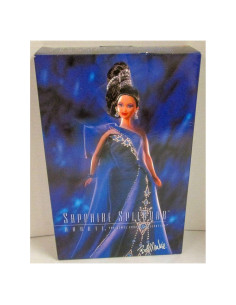 Muñeca Barbie Esplendor Zafiro Bob Mackie 36x22x8 cm