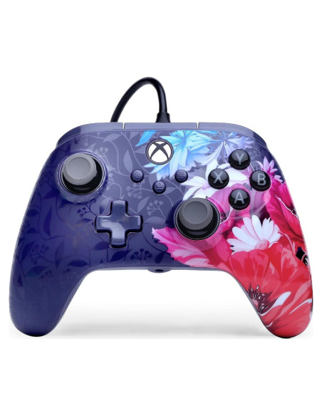 Controlador con cable PowerA Advantage Plus Xbox Series X|S Noche Flor