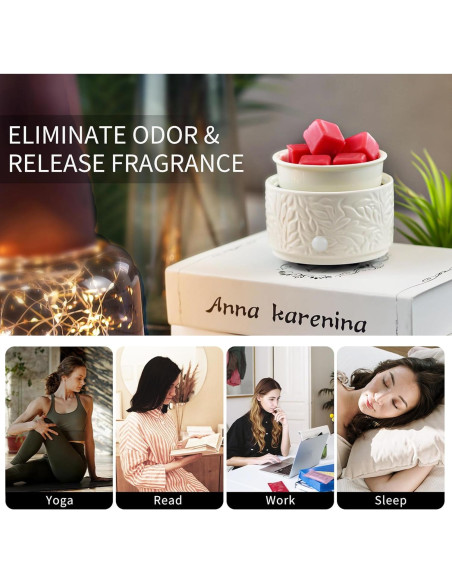 Calentador de Cera ElusiaKa Eléctrico Cerámica 25W