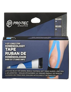 Cinta Kinesiológica Pro-Tec Athletics, Alivio Lesiones Musculares