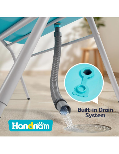 Bañera Elevada Plegable para Perros Handnam 91.4x53.3cm