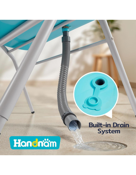 Bañera Elevada Plegable para Perros Handnam 91.4x53.3cm
