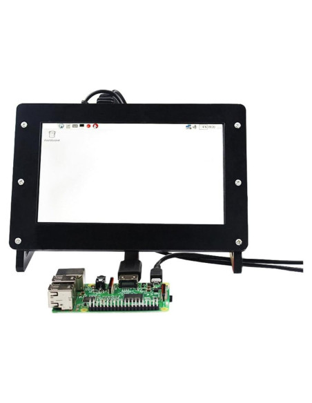 Funda Protectora Acrílica para Pantalla 7" Raspberry Pi Sanpyl