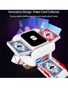 Barajador Automático de Cartas IYRDSHKGVD - Recargable y Silencioso 2