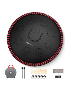 Tambor de Lengua Handpan MOOZICA D-Kurd 14" Negro