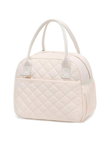 Bolsa de Almuerzo Aislada CAMTOP Beige 9.4L para Trabajo