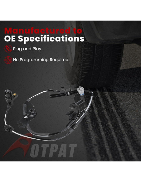Sensor de Velocidad de Rueda ABS AOTPAT Frontal Izquierdo 8954335050