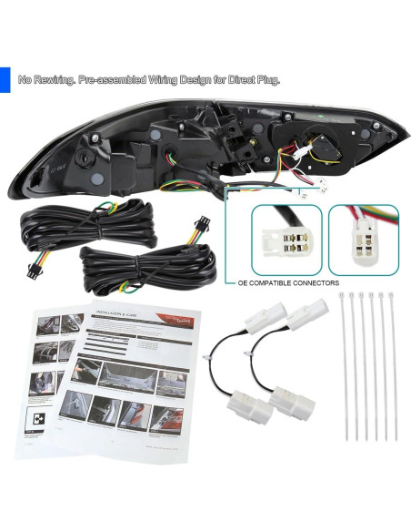 Faros Traseros LED Spec-D Tuning para Toyota Camry 2018-2022