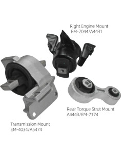 Juego de Montaje Motor y Transmisión Mazda 6 2009-2013 2.5L 2