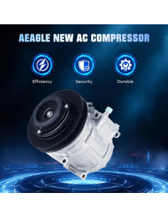 Compresor de Aire Acondicionado AEagle para Toyota Corolla y Geo Prizm 2