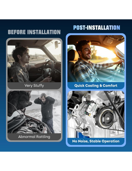 Compresor de Aire Acondicionado AEagle para Toyota Corolla y Geo Prizm