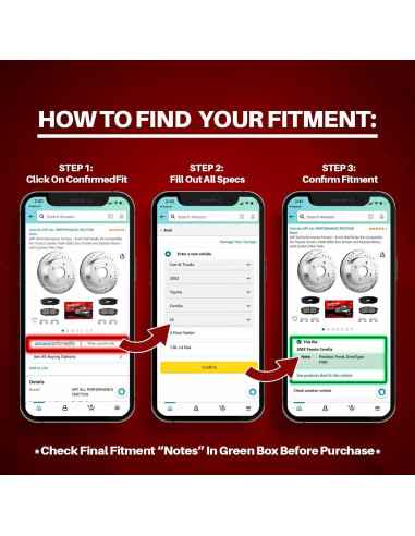 Pastillas de Freno Cerámicas APF para Toyota Corolla iM 2017-2018