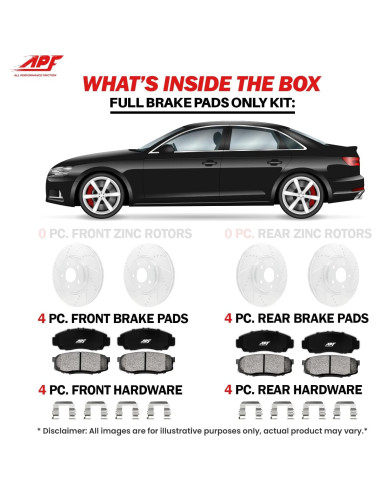 Pastillas de Freno Cerámicas APF para Toyota Corolla iM 2017-2018