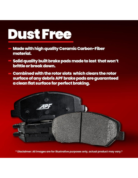 Pastillas de Freno Cerámicas APF para Toyota Corolla iM 2017-2018