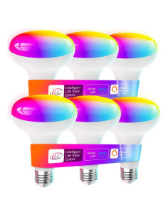 Bombilla LED ILC BR30 Inteligente 10W 900LM RGB 2700K-6000K (6 Pzs)