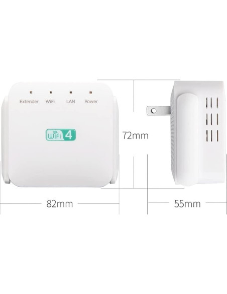 Extensor de WiFi Aimery WD-R611U 300Mbps 743m Cobertura