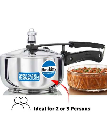 Olla a Presión Hawkins 2L Acero Inoxidable Inducción