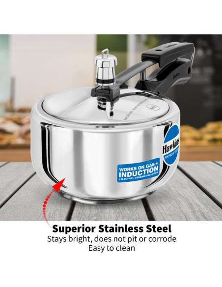 Olla a Presión Hawkins 2L Acero Inoxidable Inducción
