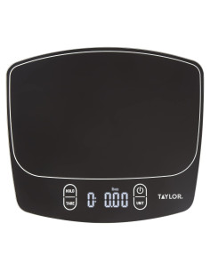 Báscula Digital de Cocina Impermeable Taylor 5 kg Negra
