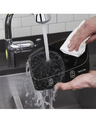 Báscula Digital de Cocina Impermeable Taylor 5 kg Negra