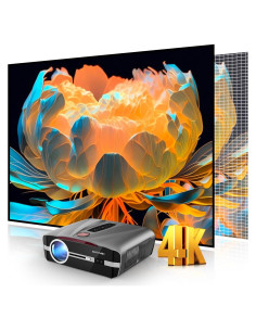 Proyector 4K CIVE Diurno 1800 Lúmenes Smart con WiFi 6