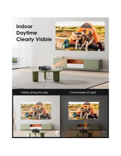 Proyector 4K CIVE Diurno 1800 Lúmenes Smart con WiFi 6 2