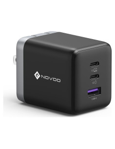 Cargador NOVOO 100W USB-C GaN III 3 Puertos para Laptop